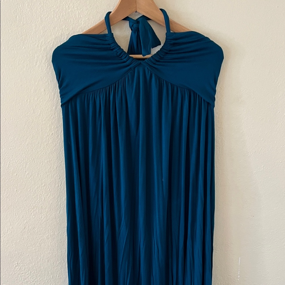 Lush Strapless Teal Dress